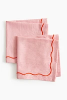 Lot de 2 serviettes de table