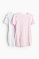 MAMA 2-pack Ribbed Cotton Tops