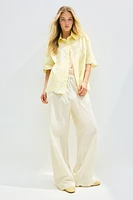 Seersucker Drawstring Pants