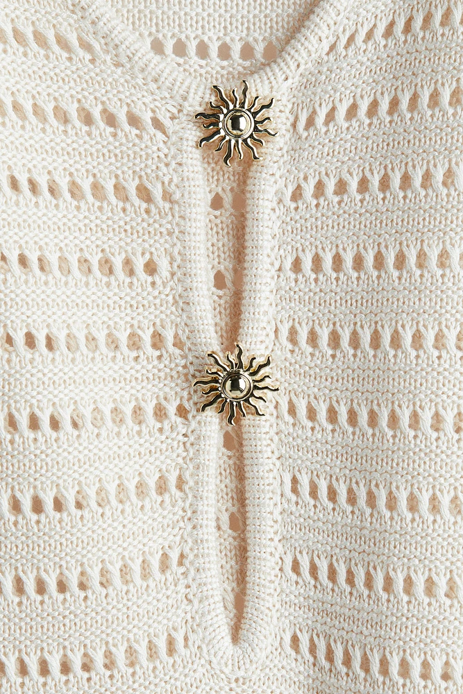 Crochet-Look Dress