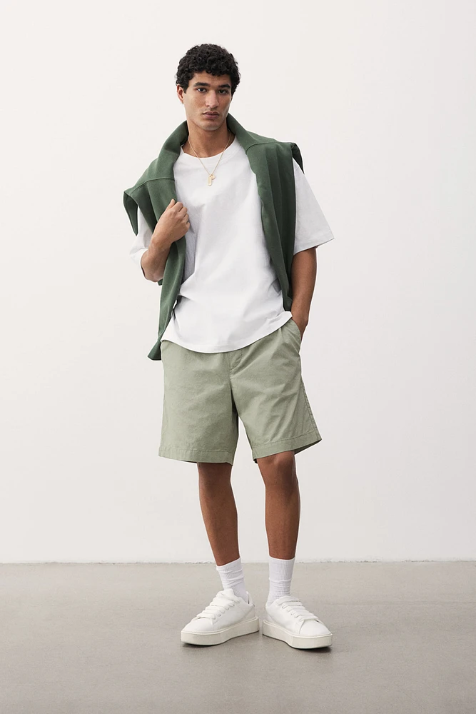 Regular-Fit Canvas Shorts