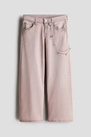 Relaxed Wide Leg Jeans