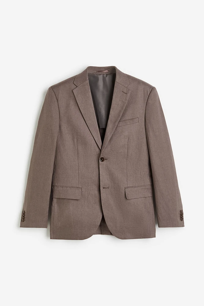 Slim Fit Linen Jacket