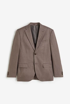 Slim Fit Linen Jacket