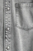 Feather Soft Oversized Denim Shirt