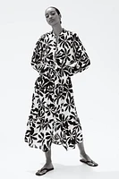 Oversized Crinkled Dress