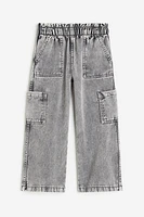 Wide-leg Cargo Joggers