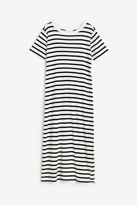 Ribbed Jersey Dress