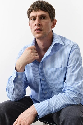 Chemise classique en popeline