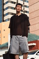 Loose-Fit Cargo Shorts