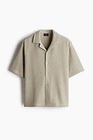 Loose Fit Ribbed Resort Shirt