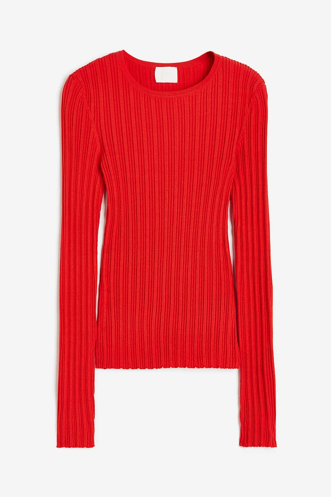 Rib-knit Top