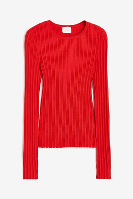 Rib-knit Top