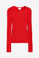 Rib-knit Top