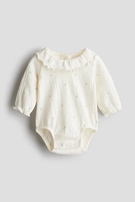 Maillot froissé avec col