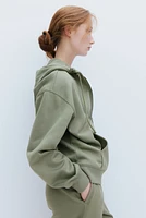 Veste à capuchon glissière