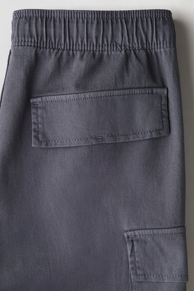 Twill Cargo Shorts