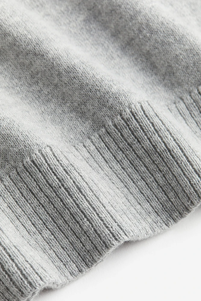 Fine-knit Cotton Sweater