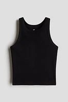 Ribbed Cotton Tank Top