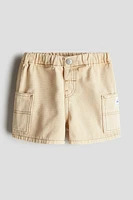 Cotton Canvas Shorts