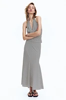 Crêpe A-Line Skirt
