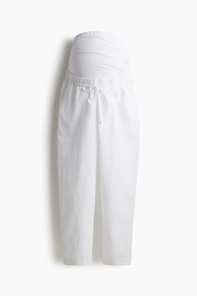 Pantalon MAMA en lin mélangé
