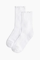 3-pack Pointelle-Knit Socks