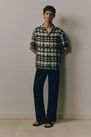 Chemise classique avec col cubain