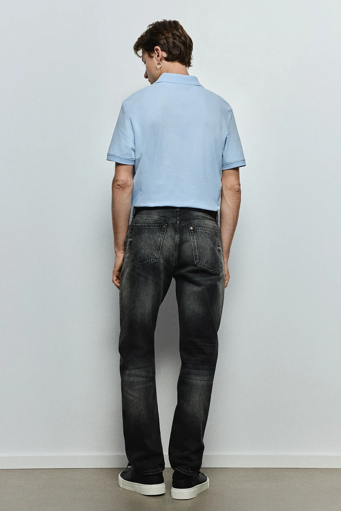 Regular Fit Piqué Polo Shirt