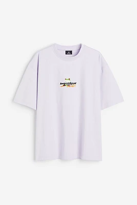 Oversized Fit Printed T-shirt