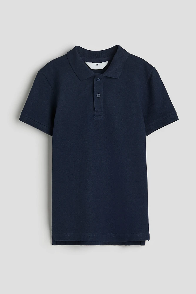 Cotton Pique Polo Shirt