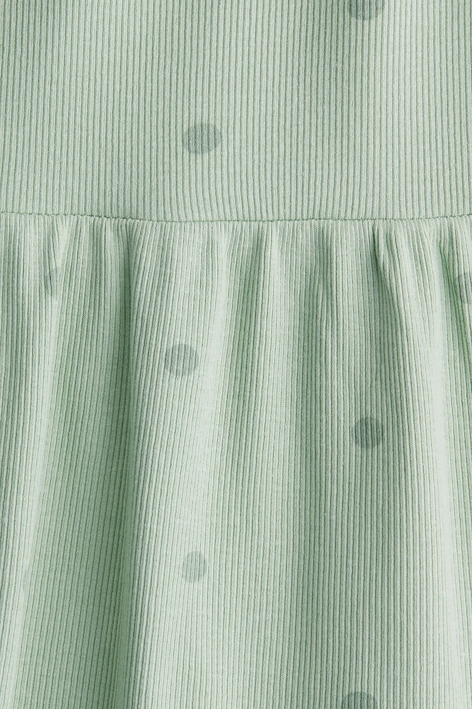 Ribbed Jersey Dress