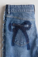 Baggy Fit Bootcut Leg Jeans