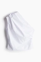 Haut asymétrique drapé