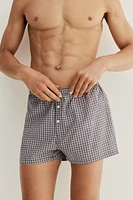 3-pack Woven Cotton Boxer Shorts