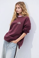Oversized Printed Sweatshirt