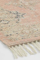 Patterned Rug with Fringe