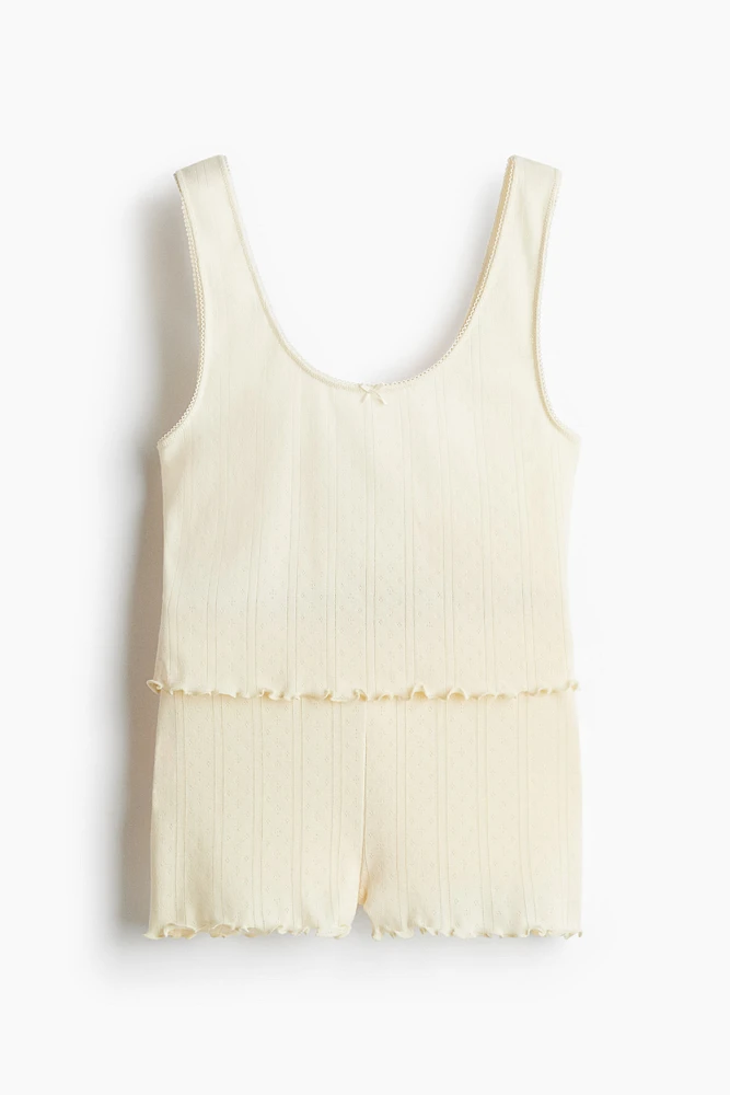 Cotton Pointelle Pajamas