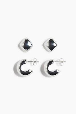 2 Pairs Earrings