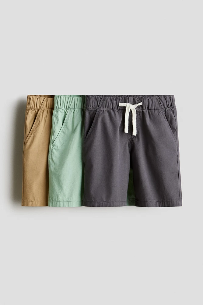 3-pack Cotton Shorts