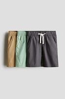 3-pack Cotton Shorts