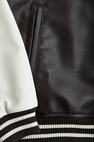 Baseball Jacket with Collar