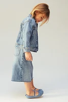 Denim Midi Skirt