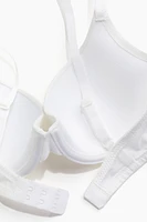 Padded Cotton Demi T-shirt Bra