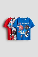 3-pack Printed T-shirts