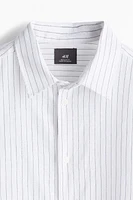 Regular Fit Linen-Blend Shirt