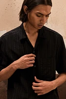 Regular-Fit Textured Resort Shirt