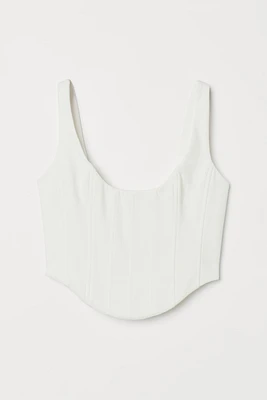 Cotton Corset-style Top