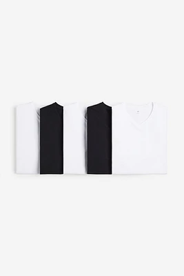 5-pack Slim Fit V-neck T-shirts