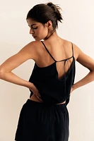 Linen-Blend Camisole Top